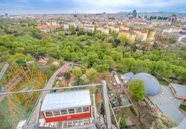 Giant Ferris Wheel Ride In Vienna