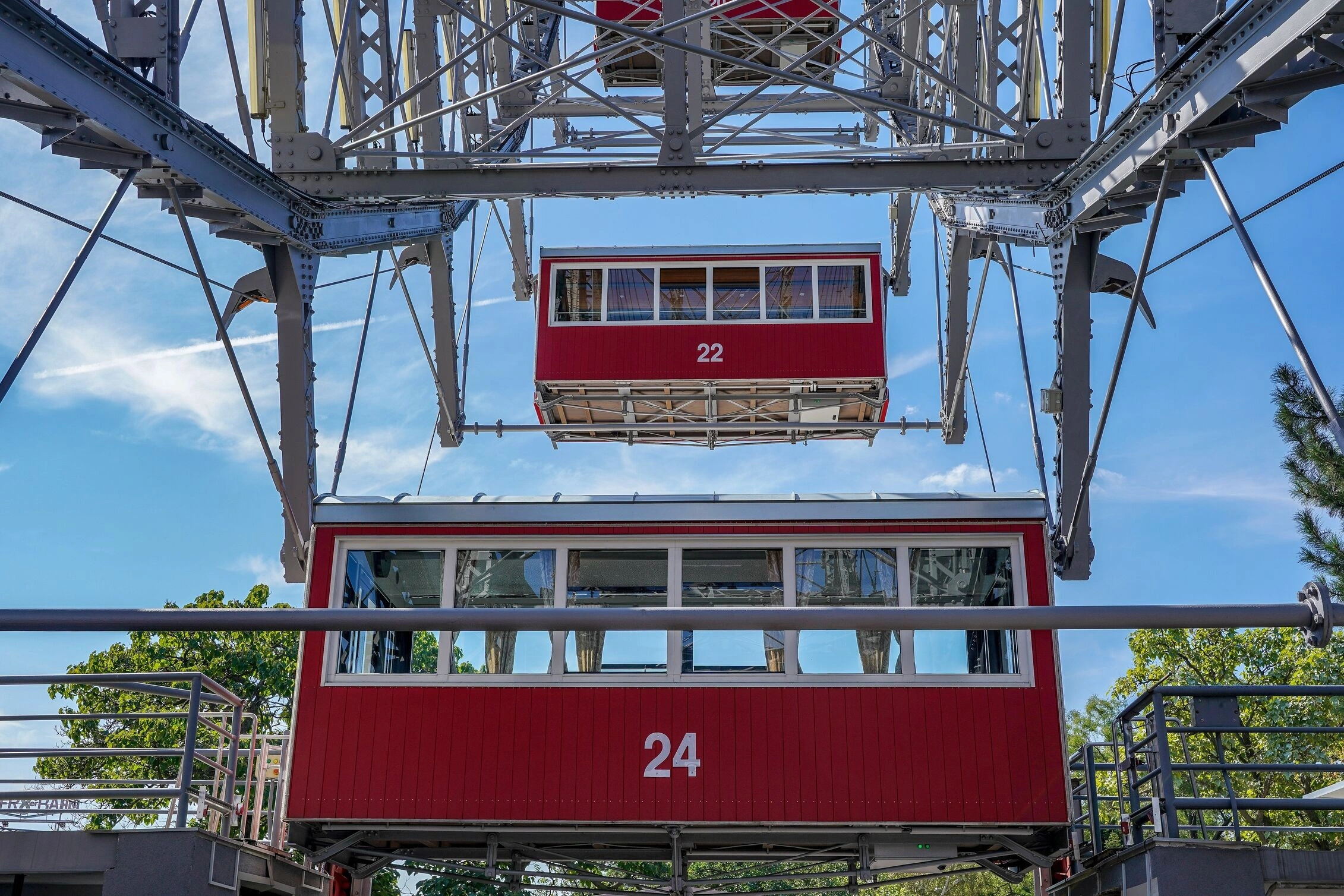 Giant Ferris Wheel Ride In Vienna