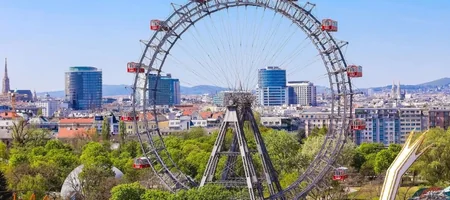Giant Ferris Wheel Ride in Vienna