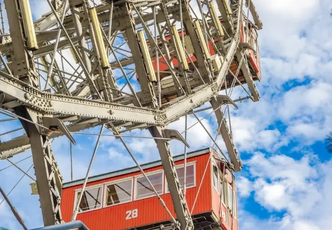 Giant Ferris Wheel Ride In Vienna
