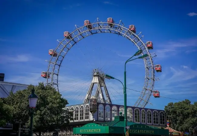 Giant Ferris Wheel Ride In Vienna