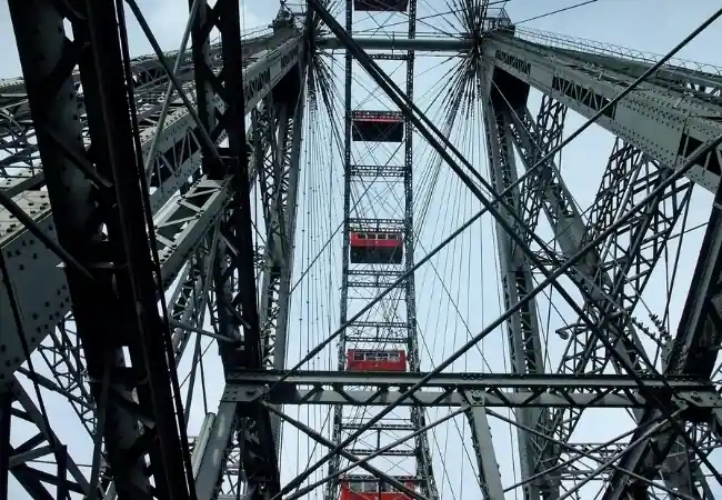 Giant Ferris Wheel Ride In Vienna