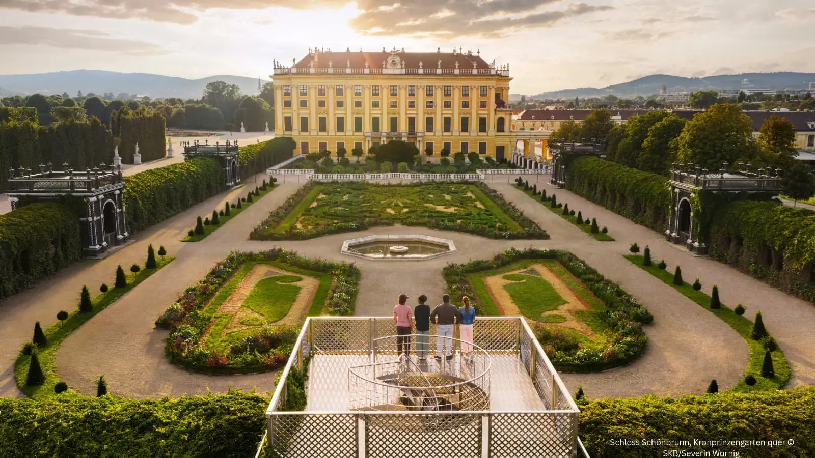 Privy Garden Kronprinzengarten Schonbrunn Palace
